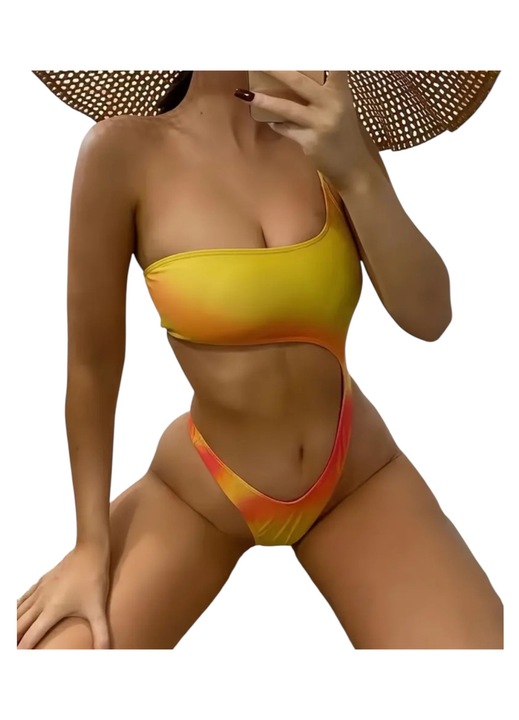 Női fürdőruha, Sculpt & Shine, narancssárga, M nemzetközi méret