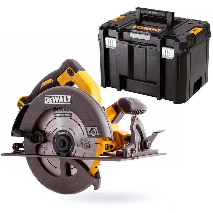Fierastraie circular DeWALT XR FlexVolt 54V, motor fara perii, 5800 rpm, 190 mm, 355x245 mm, versiune body