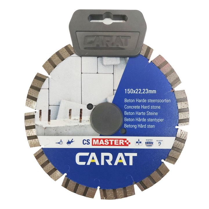 Tarca diamantata segmentata Hikoki CSM1509000, 150x22,23mm, pentru taiere beton, set 1 bucata