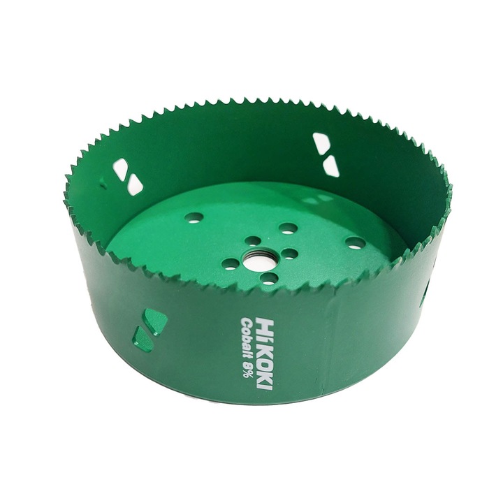 Otwornica bimetal HSS HiKOKI 133mm 4/6TPI, pentru metal si lemn, set