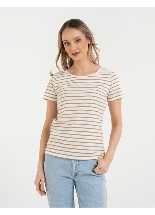 BD1300-520 polo, Fehér/Bézs