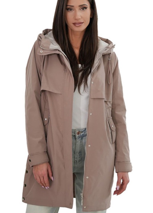 Palton dama maro, gluga fermoar, Maro