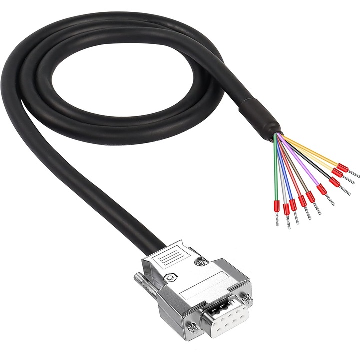 Cablu adaptor DB9, XMSJSIY, RS232, 1m, cupru, placat aur