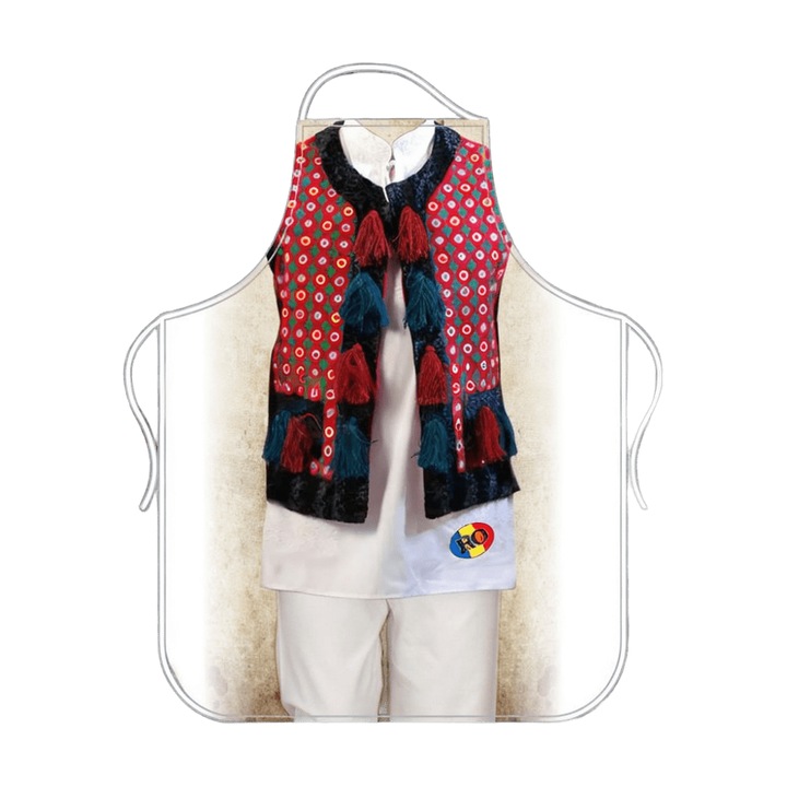 Sort de bucatarie personalizat Model "Port Popular Romanesc" - pentru el