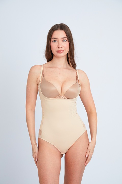 Body modelator underbust - grad inalt de compresie - Frontera Bej, Bej