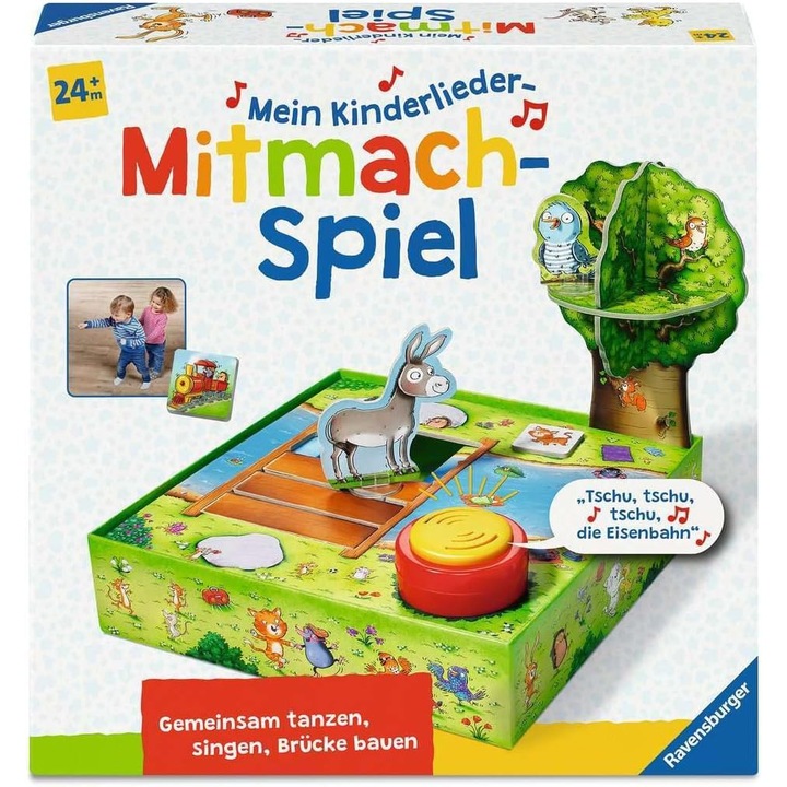 Joc de societate, Ravensburger, MiniSteps, 12 cantece, 2-6 jucatori, pentru copii