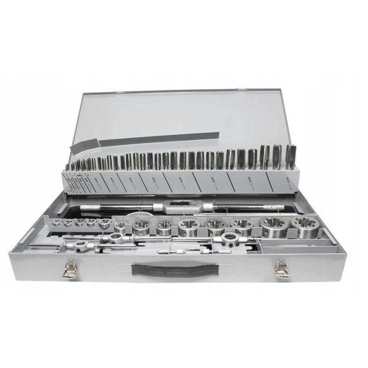 Set tarozi si filiere, M3-M20, argintiu