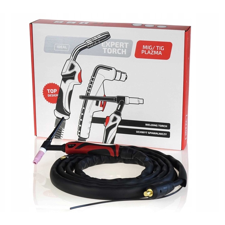 Uchit spawalnic TIG 26, 8m, racire gaz, 180A, 130A