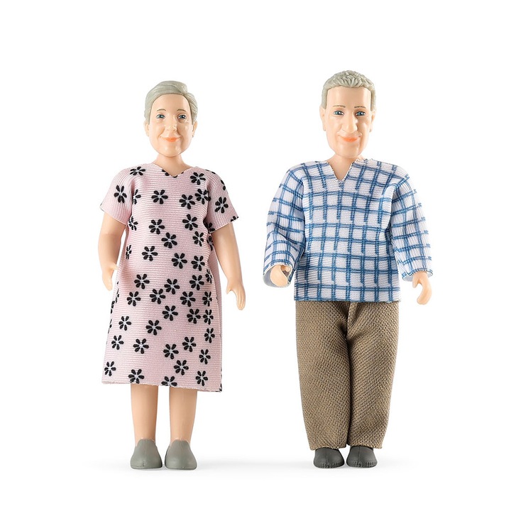 Charlie nagyi és nagypapa babakészlet, Lundby, többszínű, 1:18