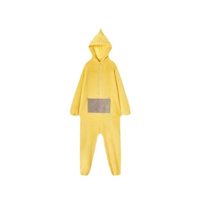 Pijama salopeta copii, model Teletubbies, galben