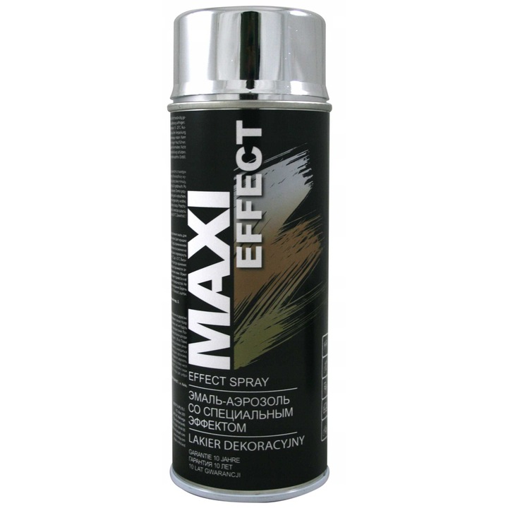 Vopsea auto spray, crom argintiu, 400ml, efect maxi