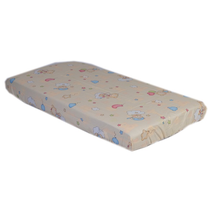 Cearceaf de pat cu elastic Amoras 200 x 120 x 10 cm