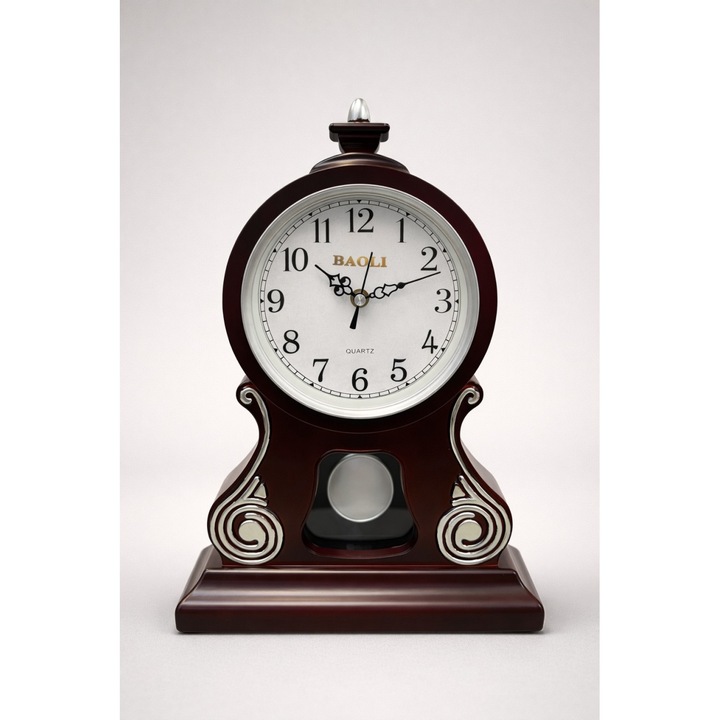 Ceas Masa Decorativ Silentios cu Pendul - Feronis