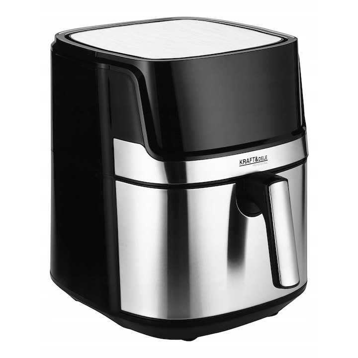 Friteuza cu aer cald, Life, 12L, LED, usă din sticlă, 1800W
