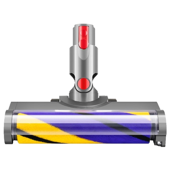 Perie electrica pentru podea Dyson V10 Slim V12, cu lumina verde pe intreaga suprafata
