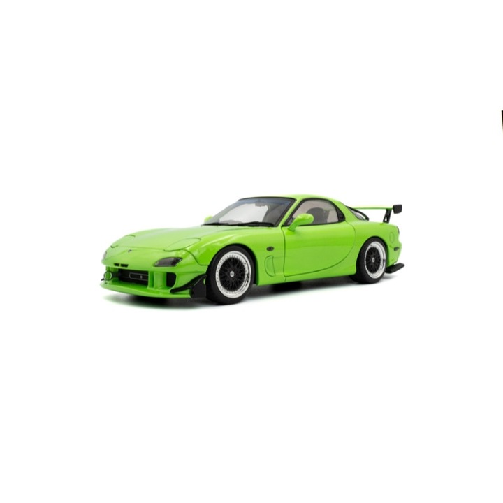 Macheta auto Mazda RX7 FD3RS, Solido Works, Neon Green, 1999, 1:18, Solido