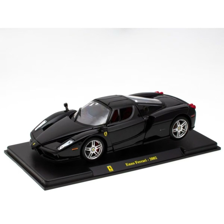 Macheta 2002 Ferrari Enzo Fekete 1:24 fém replika