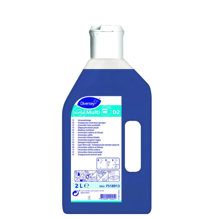 Detergent suprafete Suma MULTI D2 Conc, 2L