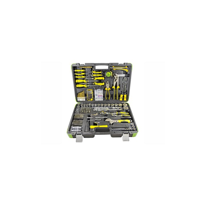 Trusa De Tubulare Si Scule De Mana Cu 303 Piese Jbm