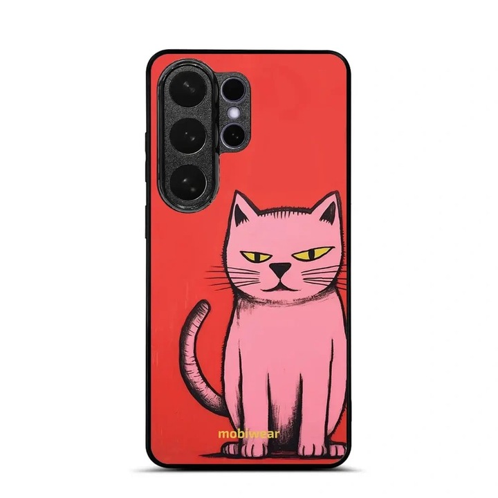 Husa telefon Mobiwear Glossy, rosie, pentru Samsung Galaxy S26 Ultra, material plastic si TPU, set 1 buc.