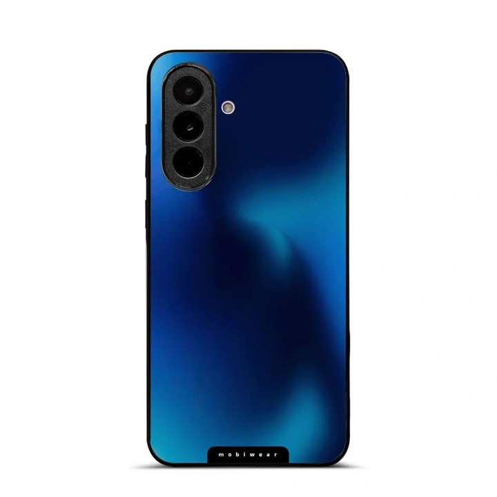 Husa pentru Samsung Galaxy A37 5G, Mobiwear Glossy, protectie completa, TPU, albastra