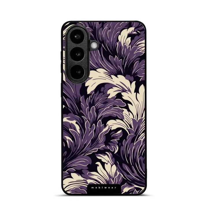 Husa telefon Mobiwear Glossy, fialove plante, pentru Samsung Galaxy S26 Plus, plastic, multicolor