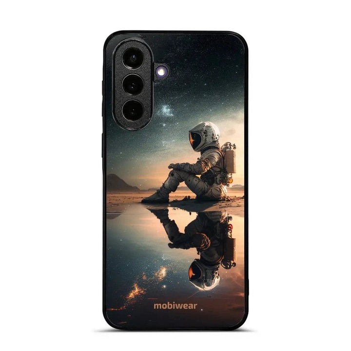 Husa pentru Samsung Galaxy A57 5G, Mobiwear Glossy, design astronaut, rezistent la socuri, multicolor