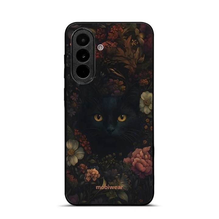 Husa pentru Samsung Galaxy A37 5G, Mobiwear Glossy, protectie completa, design elegant, neagra