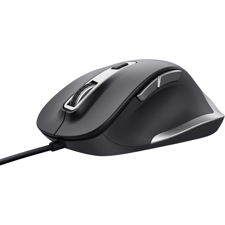 Mouse ergonomic Trust Fyda, 600-5000 DPI, 6 butoane, USB
