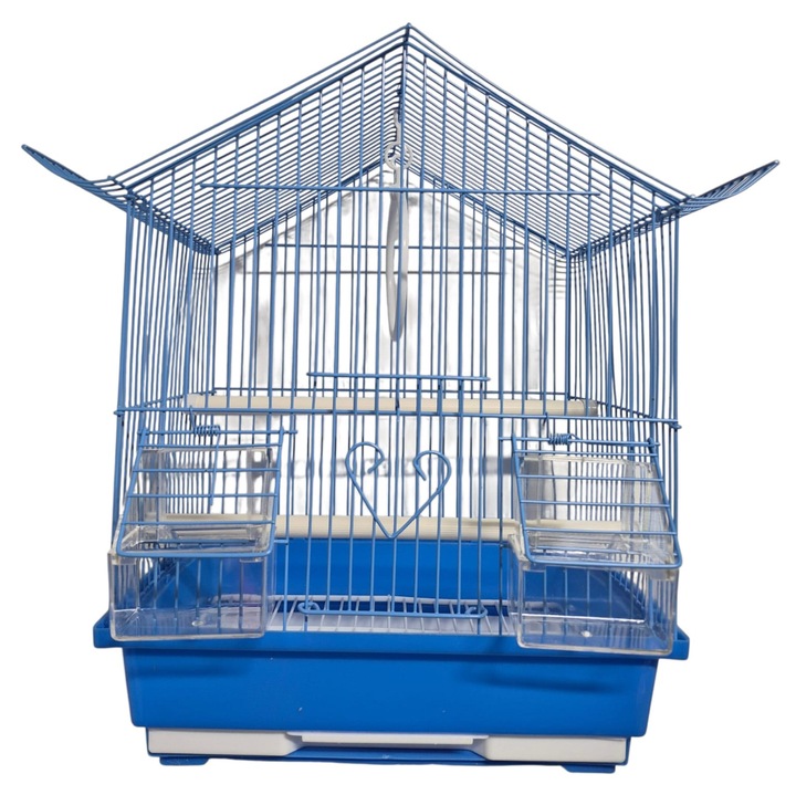 Colivie Pasari Exotice nr. 111, ALBASTRU 30×23×39 cm