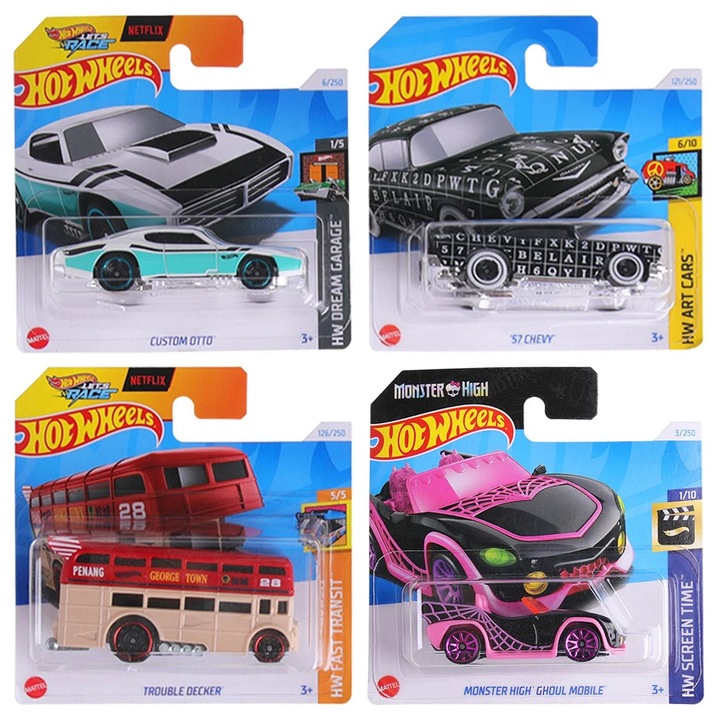 Gyűjthető autók, 1:64, válogatott készlet, többszínű