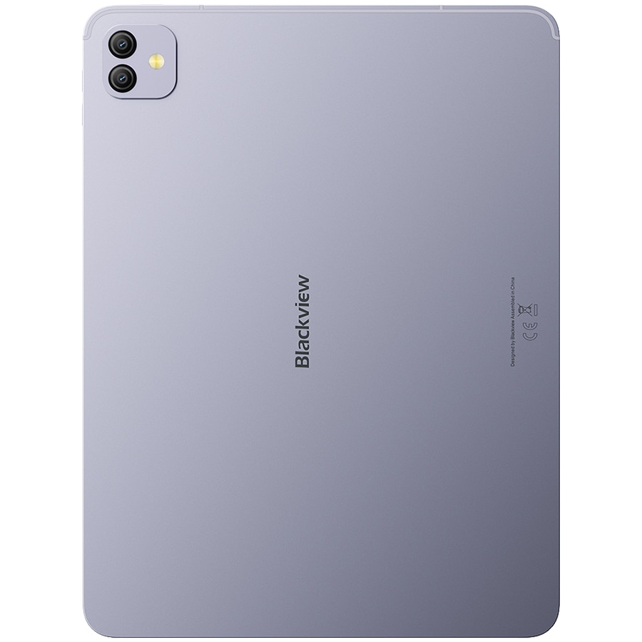 Tableta Blackview LINK 8 WiFI SET, Procesor MediaTek Helio G100 Octa-Core, Ecran 2K+ IPS 12.7", 6GB RAM, 256GB Flash, Wi-Fi, Bluetooth, Camera 16MP+2MP, Android + Mouse + Tastatura + Incarcator + Sticla Protectie Violet