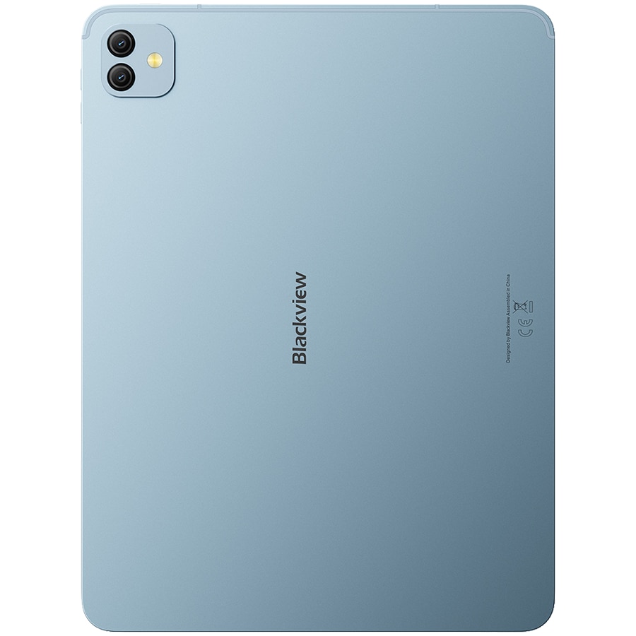 Tableta Blackview LINK 8 WiFI SET, Procesor MediaTek Helio G100 Octa-Core, Ecran 2K+ IPS 12.7", 6GB RAM, 256GB Flash, Wi-Fi, Bluetooth, Camera 16MP+2MP, Android + Mouse + Tastatura + Incarcator + Sticla Protectie Albastru