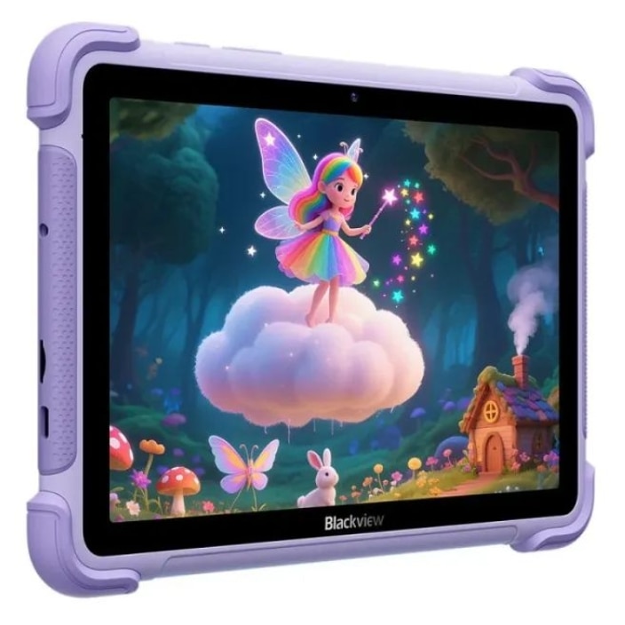 Tableta Blackview LINK 1 Kids WiFi, Procesor RK3562 Quad-Core, Ecran IPS HD 8.68", 4GB RAM, 64GB Flash, 8MP, Bluetooth, Wi-Fi, Android Violet