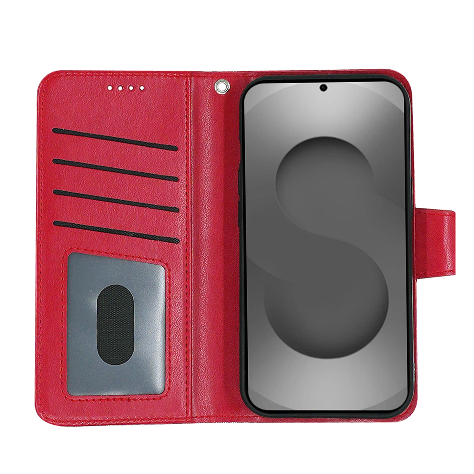 Husa pentru Samsung Galaxy S26 Ultra, Omelivon, piele fina, Diary Book, tip carte, cu Portofel Interior, stand, Inchidere Magnetica, Antisoc, Rosu