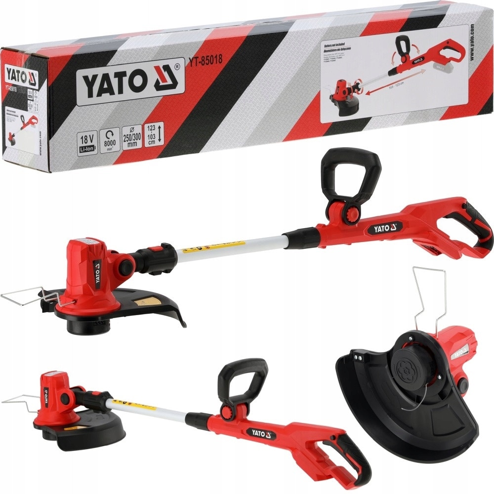 Motocoasa gazon 18V Yato, telescopic, 8000 rpm, 10
