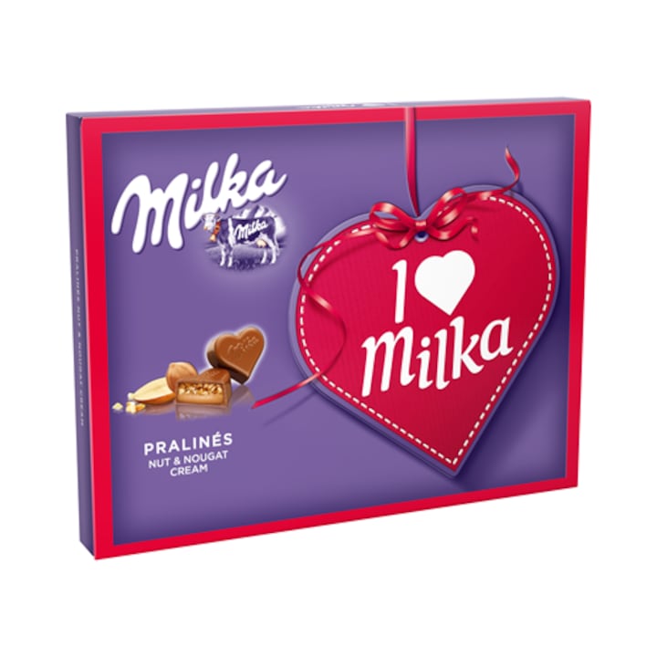 Praline cu Crema Alune, 110 g, Milka