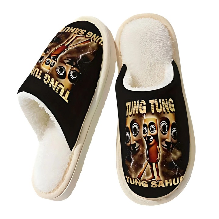 Gyerek papucs, DIAMOND, Fekete, 35 EU