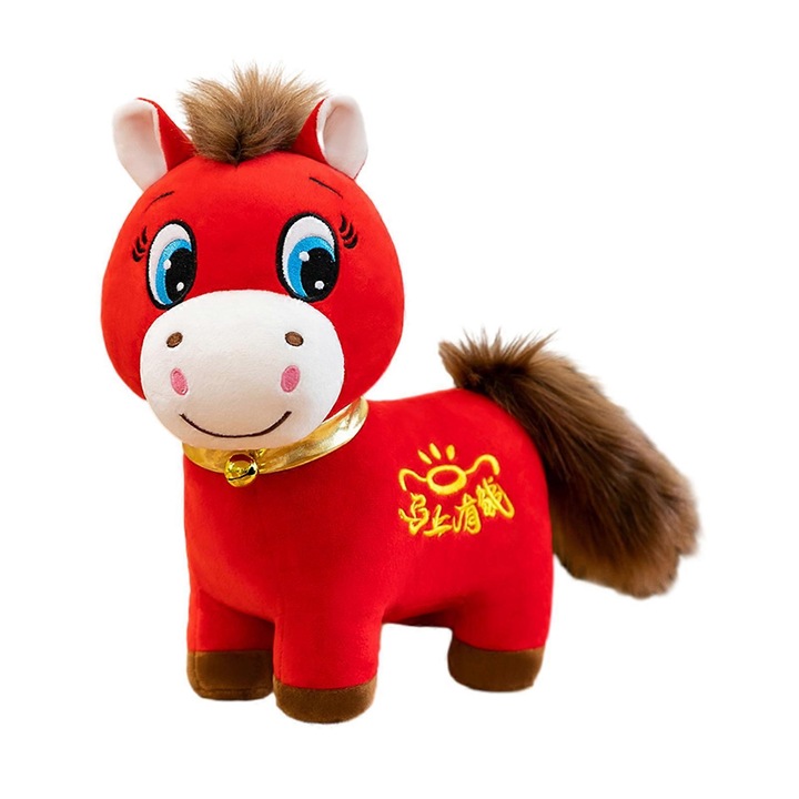 Jucarie de plus, an 2026, cal, decoratiune Anul Nou Lunar, 25cm