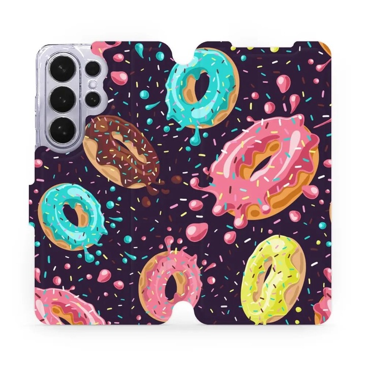 Калъф флип Mobiwear за Samsung Galaxy S26 Ultra, стойка, магнитно закопчаване, многоцветен