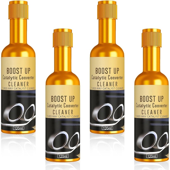 Set 4 produse curatare catalizator, curata depunerile de carbon, compatibil cu toate vehiculele, 500ml