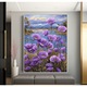 Комплект картина по номера Лавандулов бряг 6567, памучно платно, 40x50 см, включва 3 четки и акрилна боя