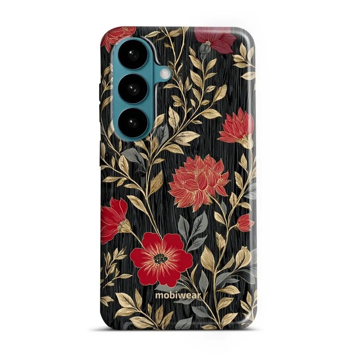 Husa telefon Samsung Galaxy S26, Mobiwear Elite Pro, rosie, protectie dubla, material plastic si TPU