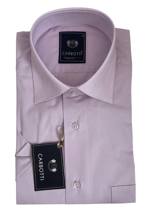 Férfi rövid ujjú ing, lila színű, S-es méret, pamut-poliészter anyag