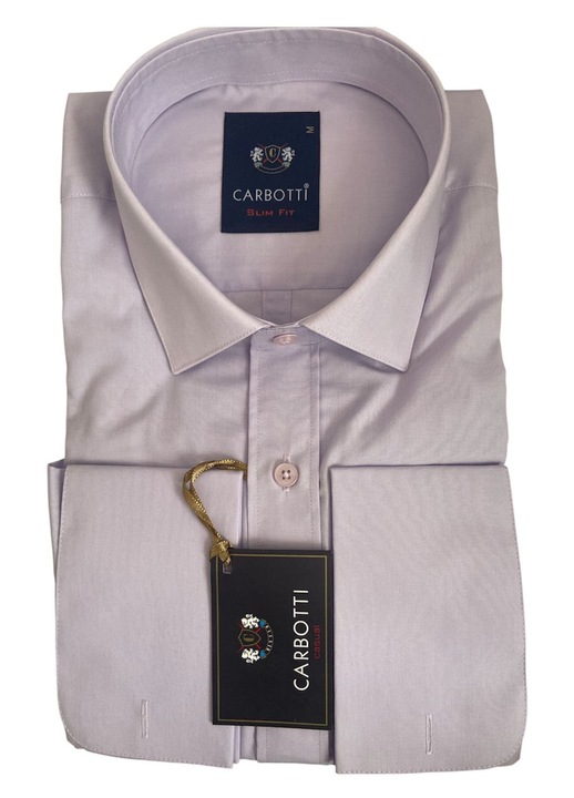 Férfi hosszú ujjú ing, lila színű, M-es méret, pamut-poliészter anyag