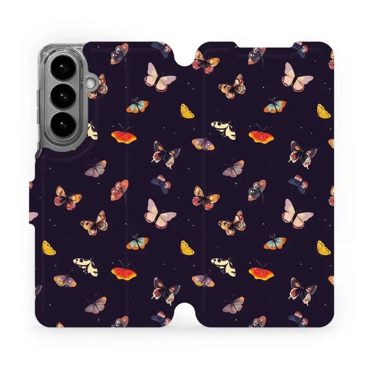 Flip pouzdro pentru Samsung Galaxy S26 Plus, Mobiwear, suport, multicolor