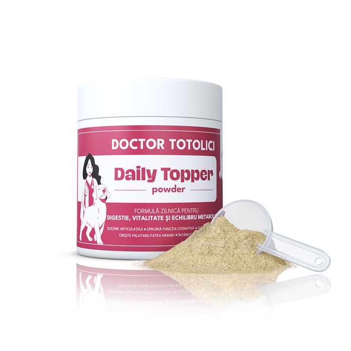 Supliment suport zilnic pentru caini Doctor Totolici® Daily Topper, 100 g