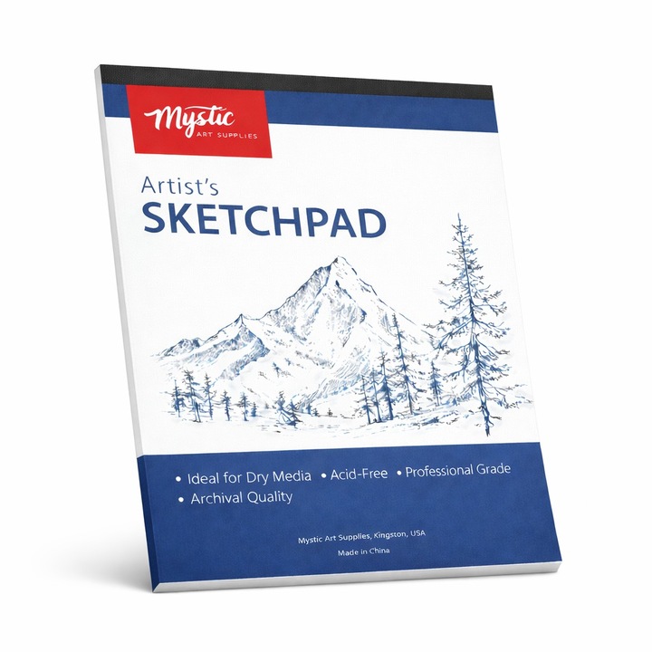 Caiet Schite Perfect Bound, Flippy, 50 File Hartie, 28 x 35, 5 cm, Coperta Carton, Albastru