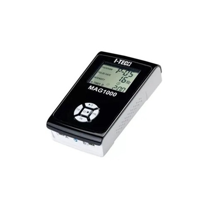 Dispozitiv terapie magnetoterapie MAG 1000, 2 canale, 20 programe, 27 MHz, 153x91x38mm