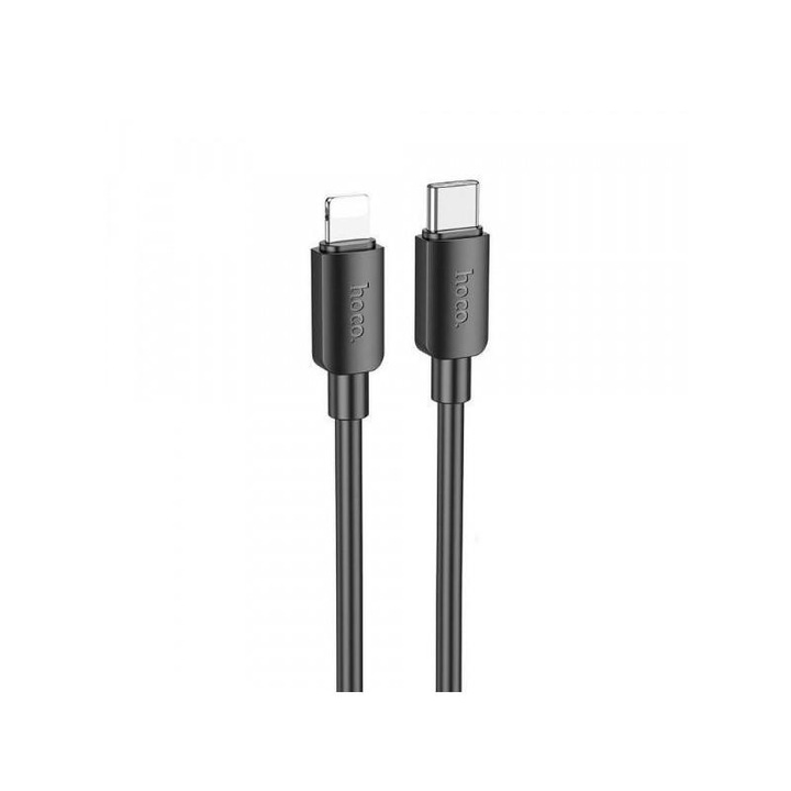 Cablu Date și Încărcare USB-C - Lightning Hoco X96 20W 1m Negru